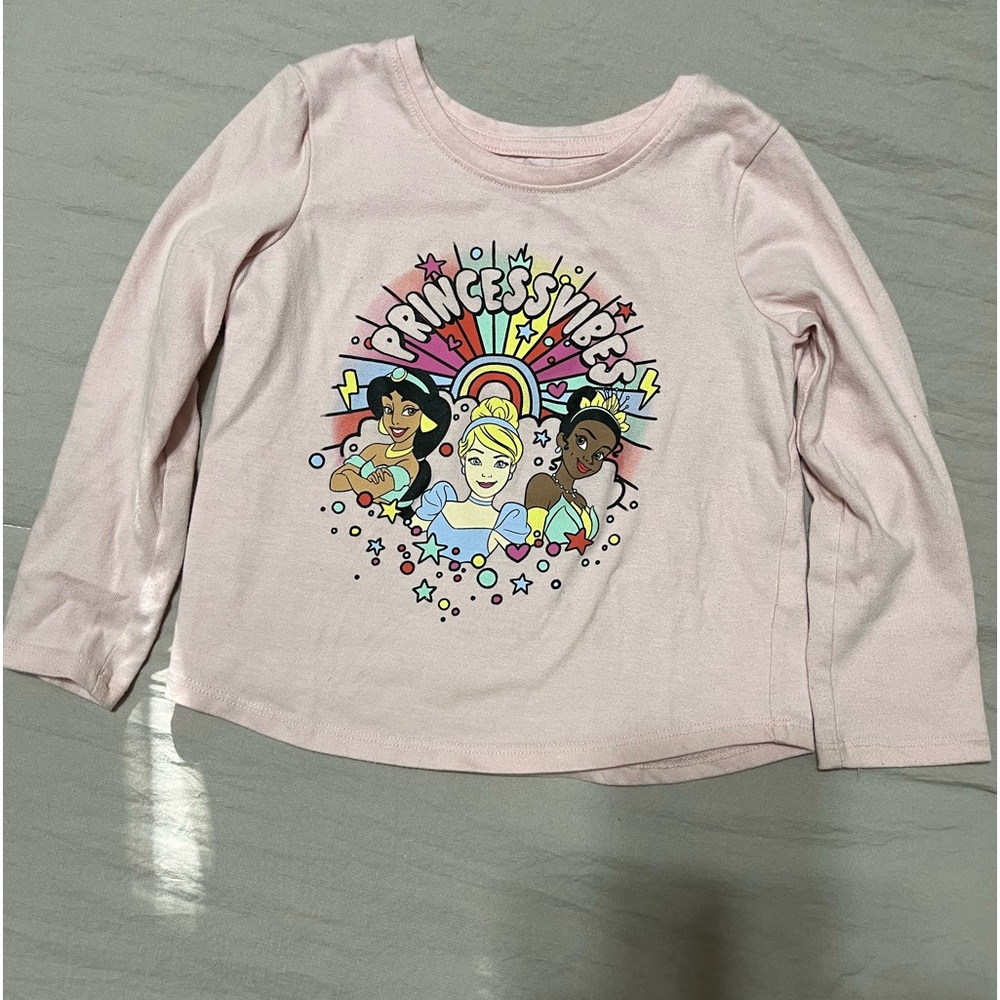 Disney Princess Pink Long Sleeve Shirt